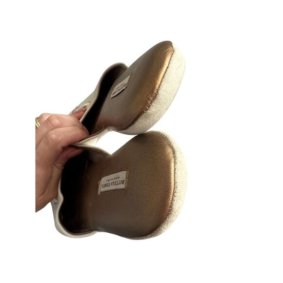 BOTTEGA VENETA Leather Embroidered Emblem House Slippers Size US 6 - Picture 9 of 10